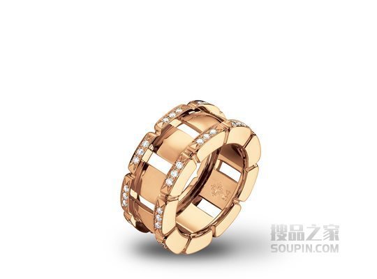 Twenty~4自动机械腕表，玫瑰金款式镶嵌威塞尔顿钻石，7300/1201R-001