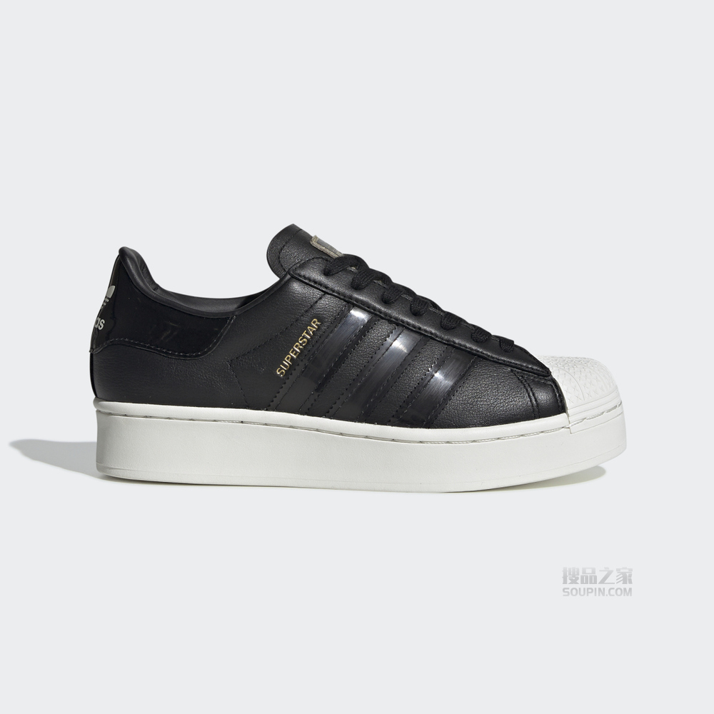 SUPERSTAR BOLD W Black Pink同款经典运动鞋