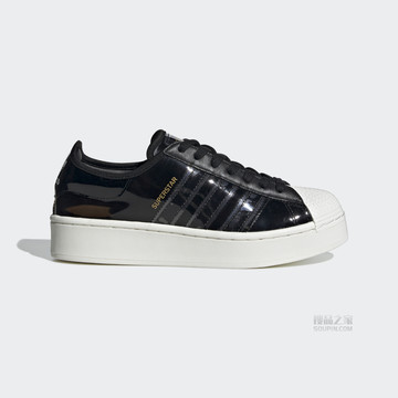 SUPERSTAR BOLD W Black Pink同款经典运动鞋