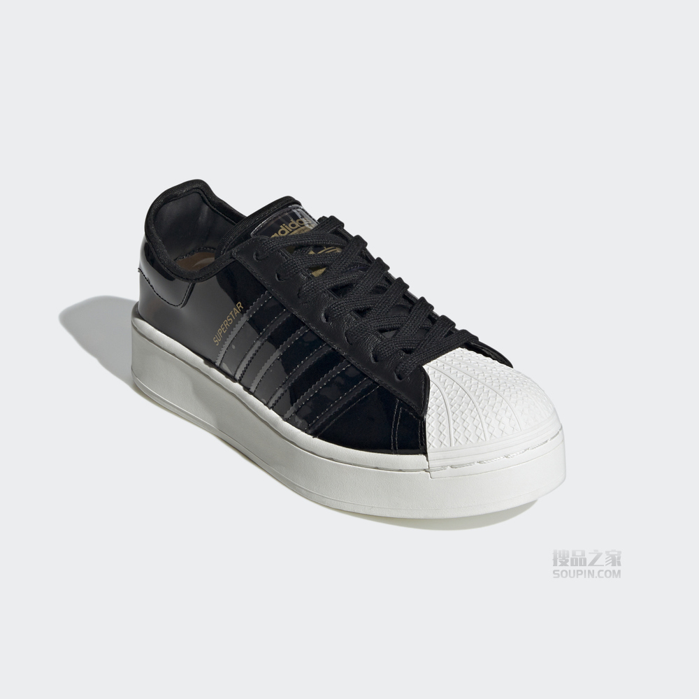 SUPERSTAR BOLD W Black Pink同款经典运动鞋