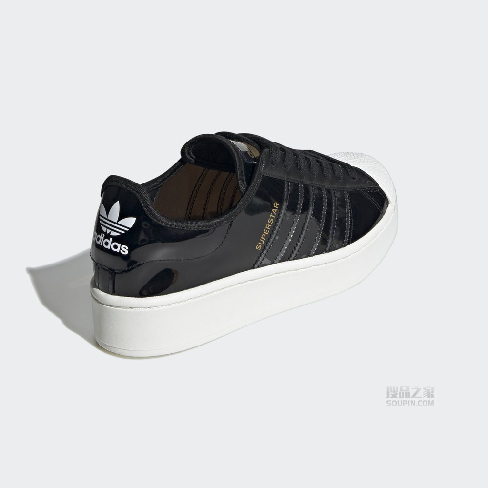 SUPERSTAR BOLD W Black Pink同款经典运动鞋