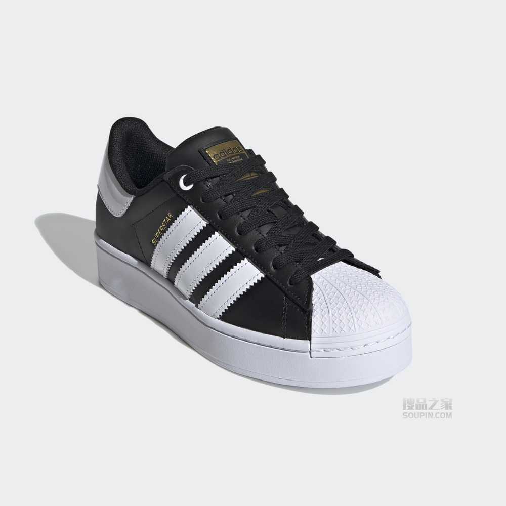 SUPERSTAR BOLD W Black Pink同款经典运动鞋