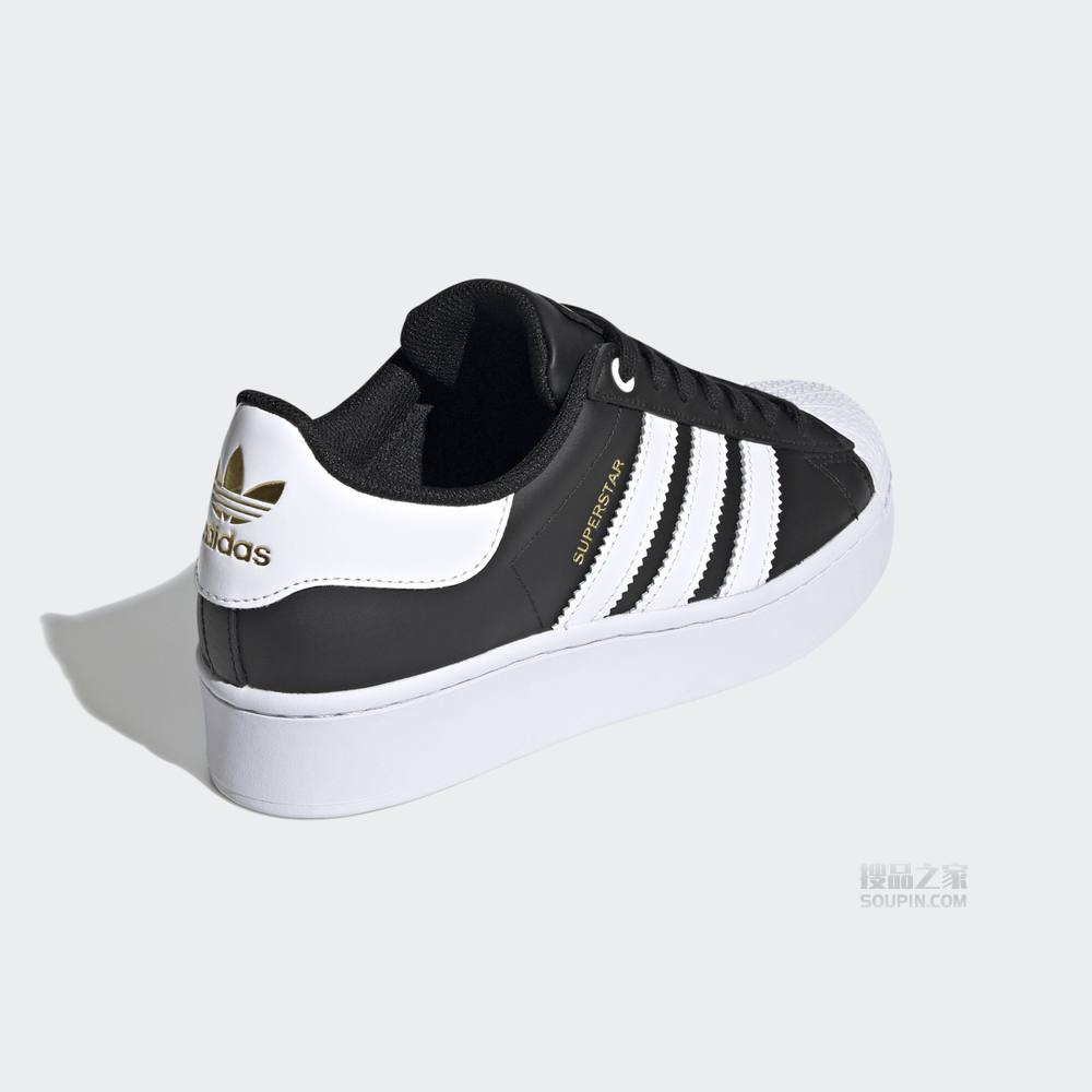 SUPERSTAR BOLD W Black Pink同款经典运动鞋