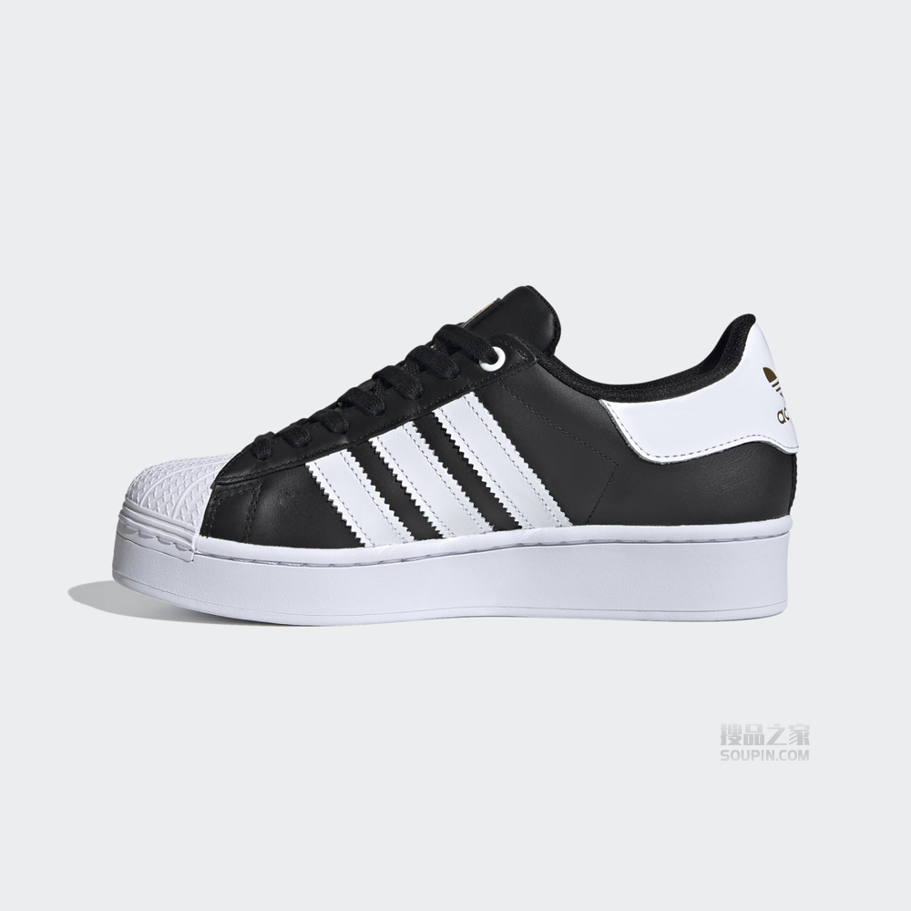 SUPERSTAR BOLD W Black Pink同款经典运动鞋
