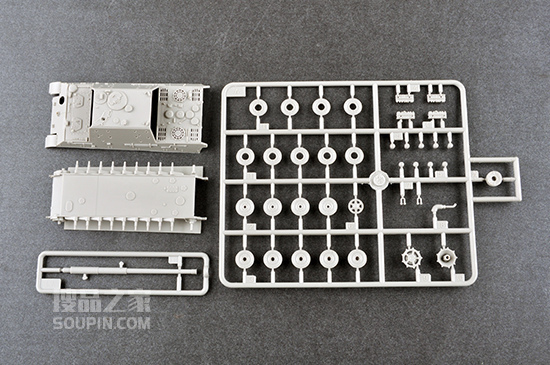 德国猎虎坦克-128mm pak 44L-61炮管 