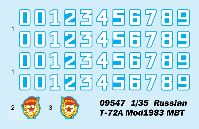 俄罗斯T-72A Mod1983主战坦克 