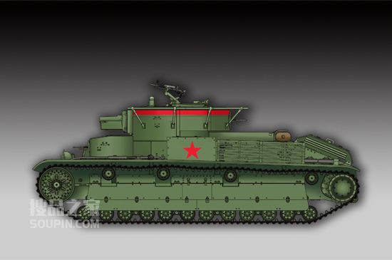 苏联T-28中型坦克(焊接型) 