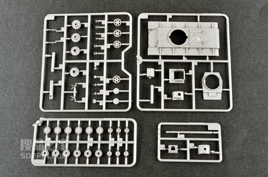 【TRUMPETER/小号手】俄罗斯KV-2坦克-107mm zis-6 炮管 07162-搜品之家