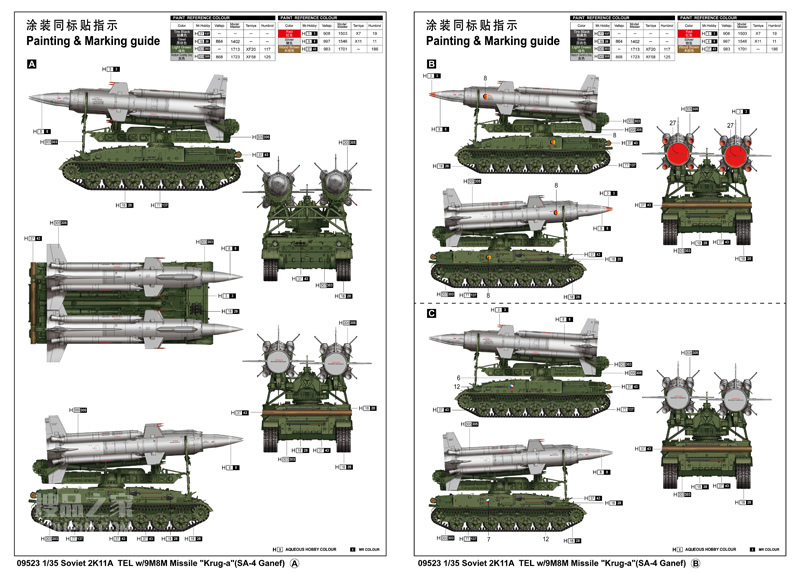 苏联2K11A萨姆-4防空导弹发射车 