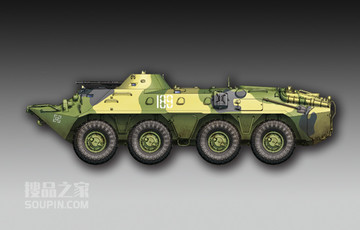 俄罗斯BTR-70 装甲输送车 (后期型) 