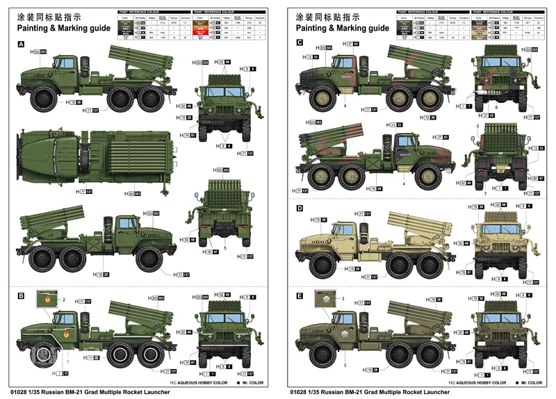 俄罗斯BM-21“冰雹”122毫米多管火箭炮 