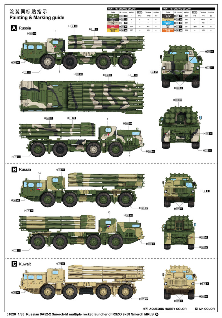 俄罗斯9A52-2“龙卷风”-M 300毫米多管火箭发射系统 
