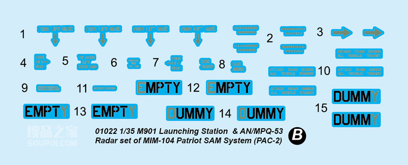 美国MIM-104C爱国者导弹系统(PAC-2)及AN/MPQ-53雷达 