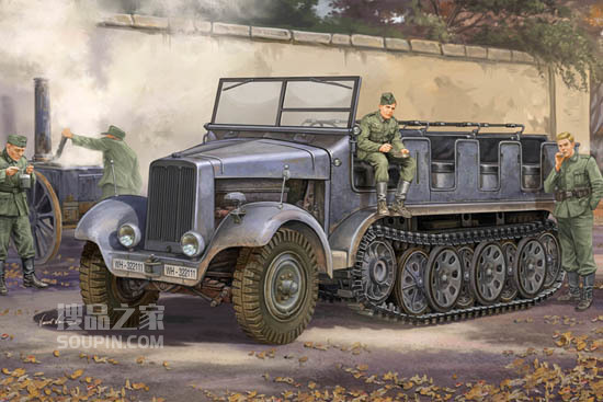 德国Sd.Kfz.6五吨半履带人员输送车 