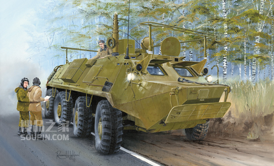 俄罗斯BTR-60PU型装甲指挥车 