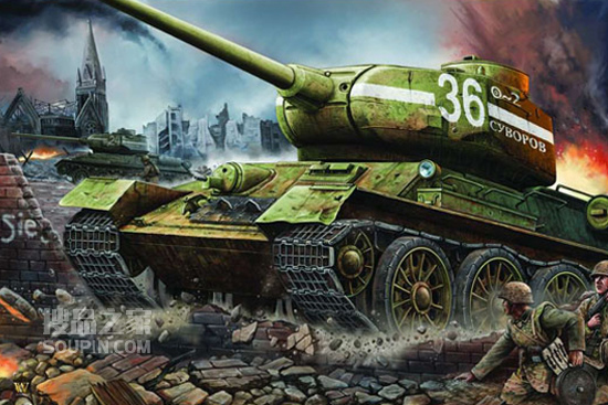 T-34-85 中型坦克1944年型第183厂制 