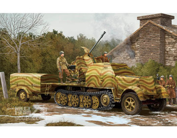德国37毫米Flak43型(Sd.Kfz.7/2)半履带自行高炮 