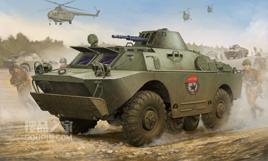 俄罗斯BRDM-2（早期型）侦察车 