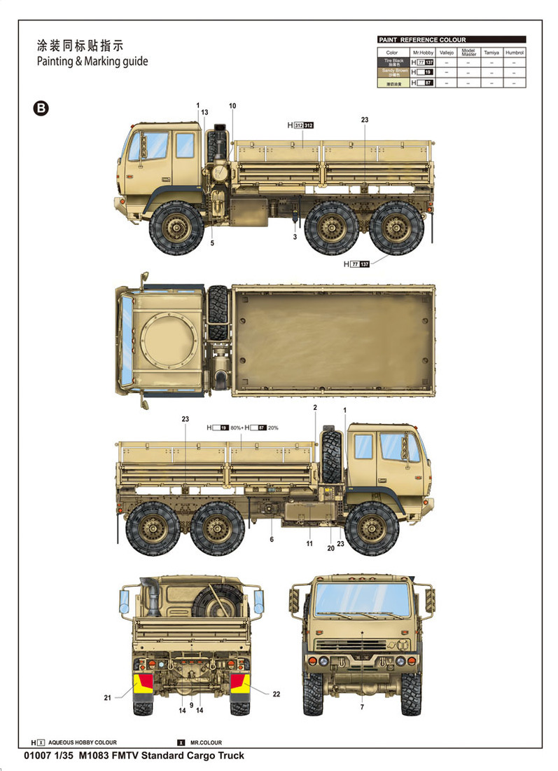 美国M1083战术卡车 
