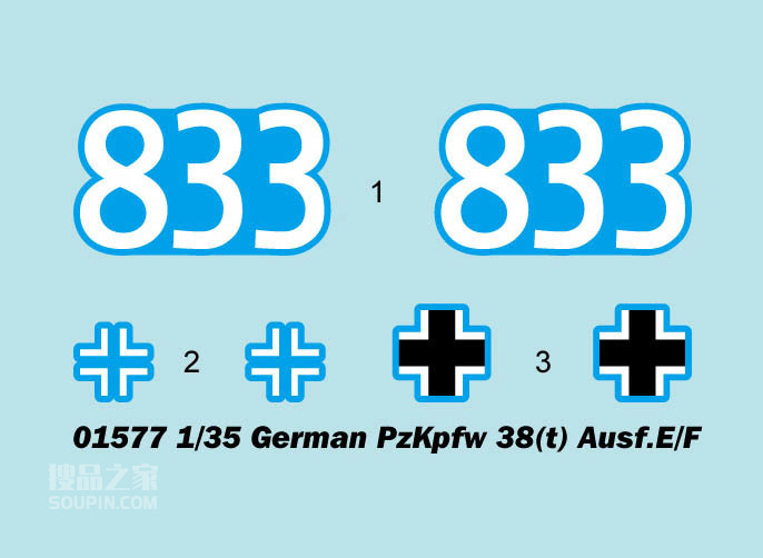 德国PzKpfw 38(t) Ausf.E/F坦克 