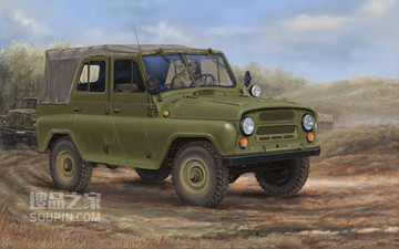 苏联UAZ-469军用吉普车 