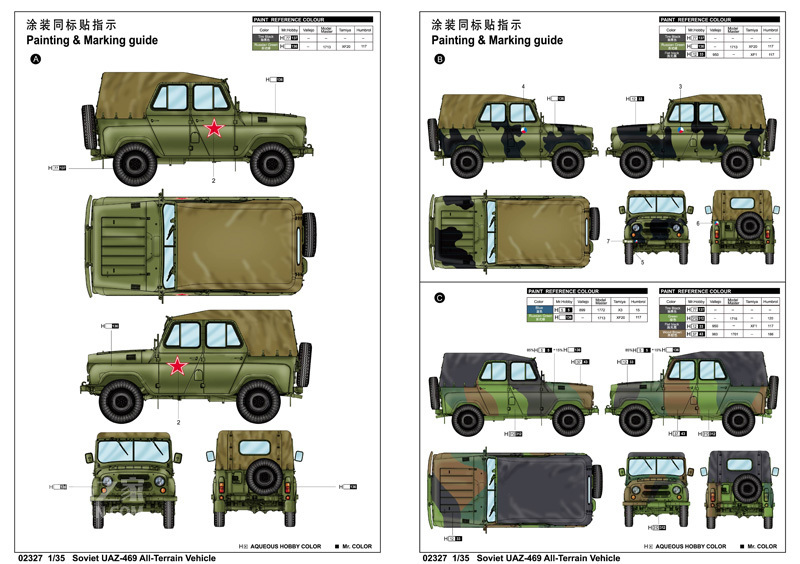 苏联UAZ-469军用吉普车 