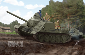 苏联SU-100坦克歼击车 