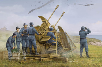 德国37毫米Flak43双联高炮 