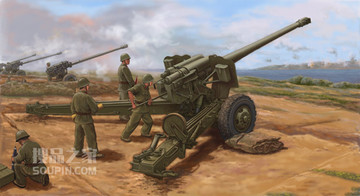中国59式130mm牵引加农炮 