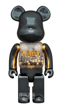 My First Be@rbrick B@by [innersect - Black & Gold Ver.] (400%)