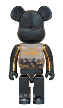 My First Be@rbrick B@by [innersect - Black & Gold Ver.] (1000%)