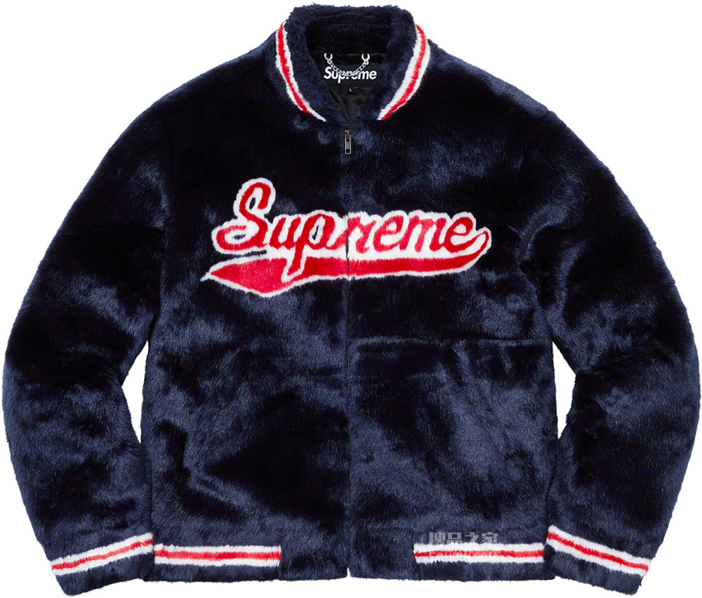 Faux Fur Varsity Jacket  2020春夏