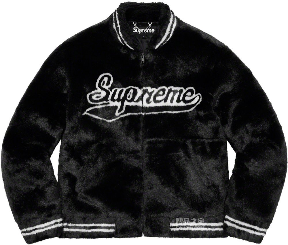 Faux Fur Varsity Jacket  2020春夏