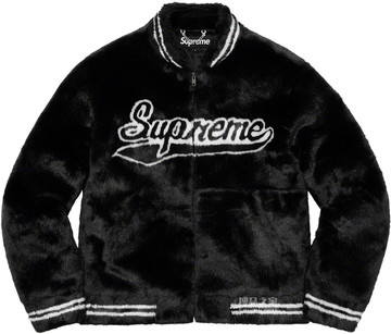 Faux Fur Varsity Jacket  2020春夏