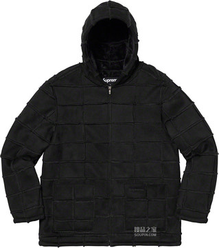 Faux Suede Patchwork Hooded Jacket 2020春夏