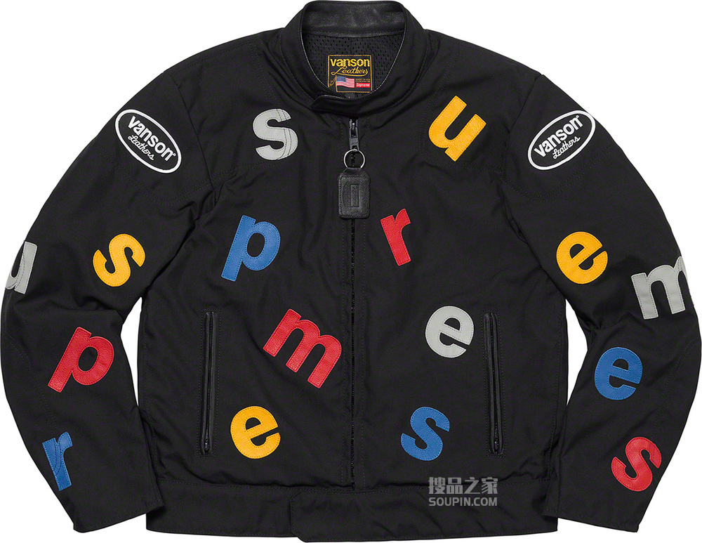 ®/Vanson Leathers® Letters Cordura® Jacket 2020春夏