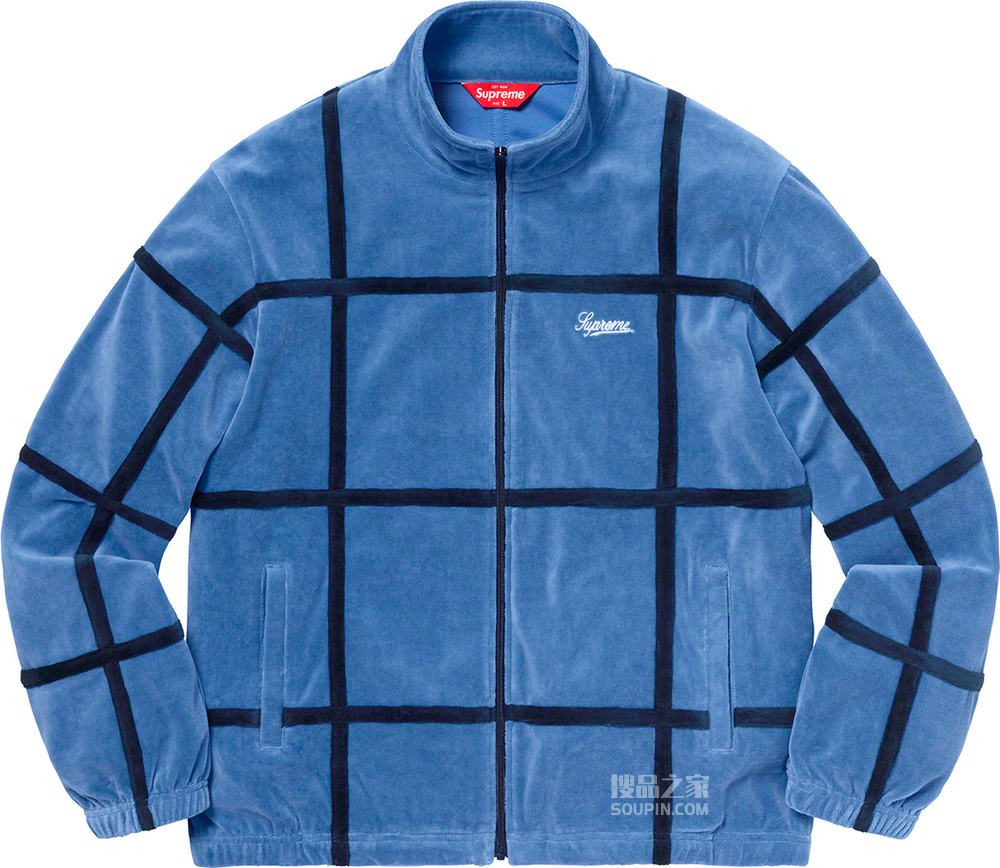 Grid Taping Velour Jacket 2020春夏