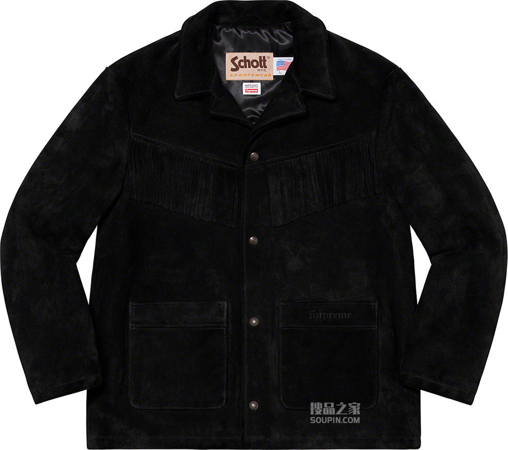 ®/Schott® Fringe Suede Coat 2020春夏