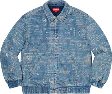 Checks Embroidered Denim Jacket 2020春夏
