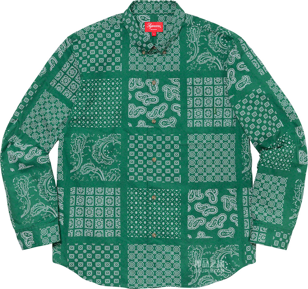 Paisley Grid Shirt 2020春夏