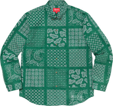 Paisley Grid Shirt 2020春夏