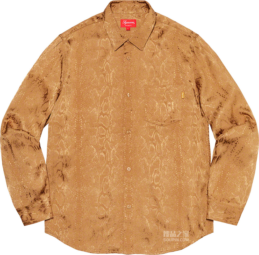 Snakeskin Jacquard Shirt 2020春夏