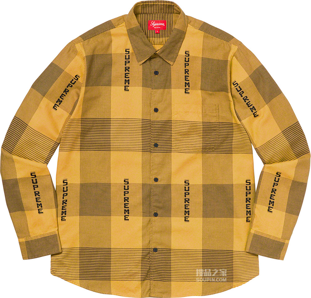 Logo Plaid Shirt 2020春夏