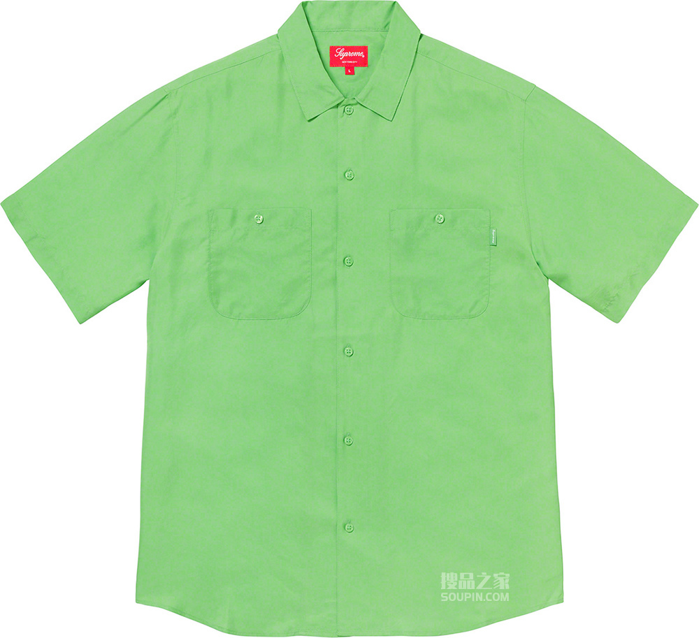 Silk S/S Work Shirt  2020春夏