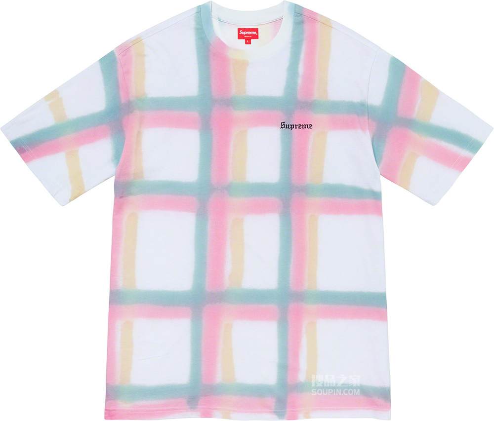 Sprayed Plaid S/S Top 2020春夏