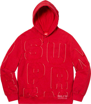 Cutout Letters Hooded Sweatshirt 2020春夏