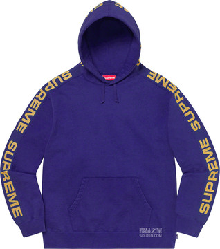 Metallic Rib Hooded Sweatshirt 2020春夏