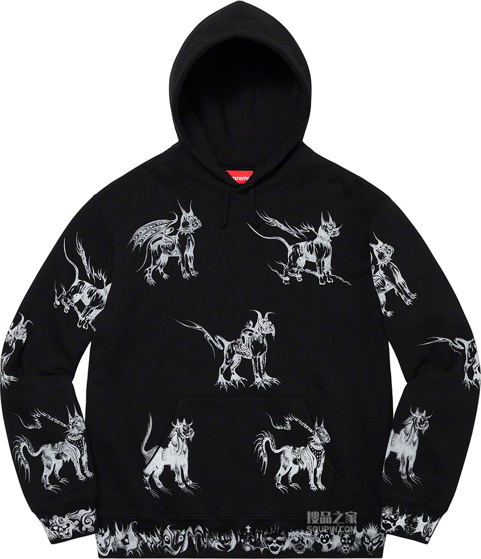 Animals Hooded Sweatshirt  2020春夏