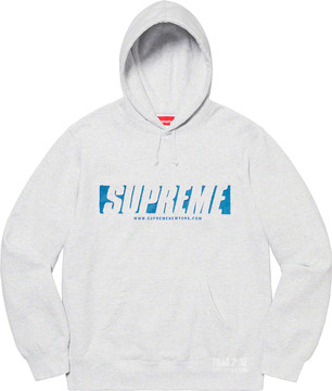 Reflective Cutout Hooded Sweatshirt  2020春夏