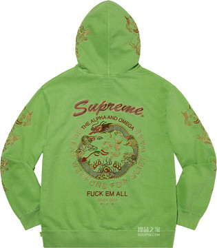 Dragon Overdyed Hooded Sweatshirt 2020春夏